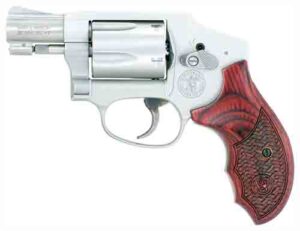 S&W 642PC P.CENTER 38SPL+P - FS 1.875" 5-SH SS WOOD GRIPS