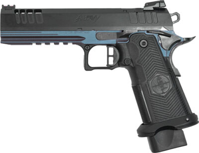 GLFA 1911DS SYNERGY 9MM 5" 20 - SHOT BLK SLIDE TITANIUM FRAME - Image 2