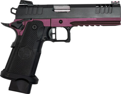 GLFA 1911DS SYNERGY 9MM 5" 20 - SHOT BLACK SLIDE CHERRY FRAME
