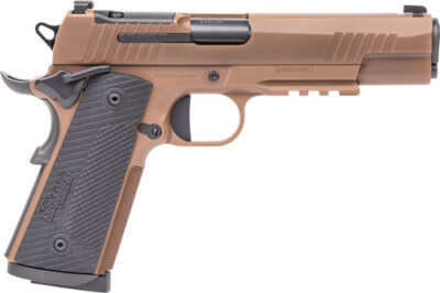 SIG 1911 X 45ACP 5" XRAY-3 - OR (2)8RD G10 STEEL COYOTE - Image 2