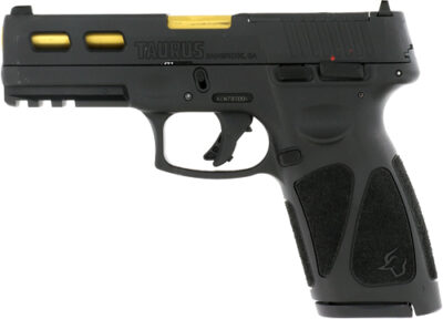 TAURUS G3 TORO 9MM 17-SHOT - GOLD CUSTOM SLIDE CUTS (TALO) - Image 2