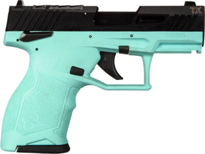 TAURUS TX-22 COMPACT 22LR 3.5" - TB AS 10RD CYAN POLYMER