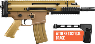 FN SCAR 15P VPR W/ BRACE 5.56 - PISTOL 7.5" 30RD FDE