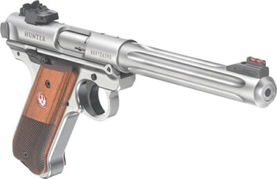 RUGER MARK IV HUNTER 22LR - 6.88" FLUTED BULL AS S/S WD