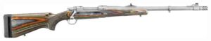 RUGER M77 GUIDE GUN W/MBS - 338 WIN MATTE S/S