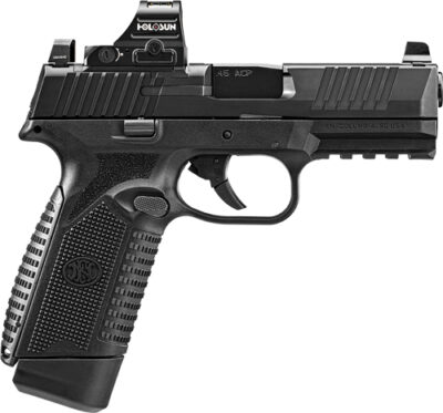 FN 545 MRD 45 ACP W/ HOLOSUN - 407C 2-15 RD MAGS NMS BLACK