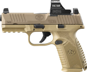 FN 509 M MRD 9MM NMS NS W/ - HOLOSUN 407C 1-15 1-24 MAG FDE