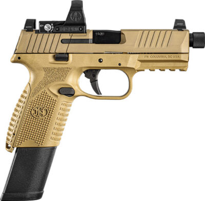 FN 509M TACTICAL 9MM HOLOSUN - 407C 1-24RD & 1-15RD MAG FDE - Image 2