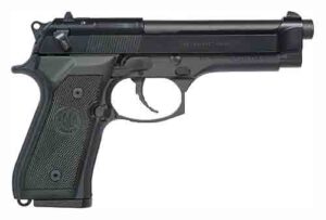 BERETTA M9 9MM 4.9" FS 2-DOT - 15-SHOT BLACK MATTE POLY