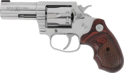 COLT KING COBRA 357MAG 3" - S/S SNAKE SCALE GRIPS (TALO)