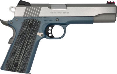 COLT GOVT COMPETITION 9MM - 5" BLUE TITANIUM/SS ADJ G10