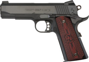 COLT LW COMMANDER 45ACP - 8-SHOT BLUED G10 GRIPS