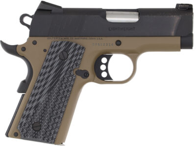COLT DEFENDER 45ACP 3" FRONT - NIGHT SIGHT 7RD FDE BLACK