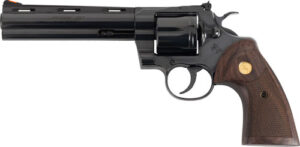 COLT PYTHON 357MAG 6" - BLUED WALNUT W/GOLD MEDALLION