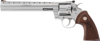 COLT PYTHON 357MAG 8" SS - ADJ SIGHT WALNUT