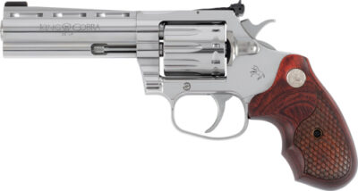 COLT KING COBRA 22LR 4.25" - STAINLESS SNAKE GRIPS (TALO)