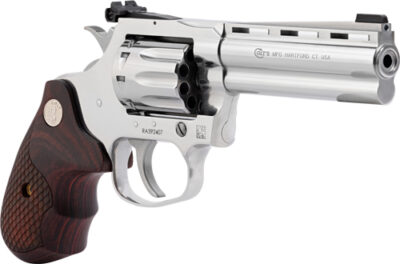 COLT KING COBRA 22LR 4.25" - STAINLESS SNAKE GRIPS (TALO) - Image 4