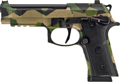 BERETTA 92XI SAO FS 9MM 4.7" - 18RND SPLINTER CAMO 2 MAGS