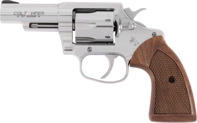 COLT VIPER 357MAG 3" STAINLESS - STEEL/WALNUT GRIPS - Image 2