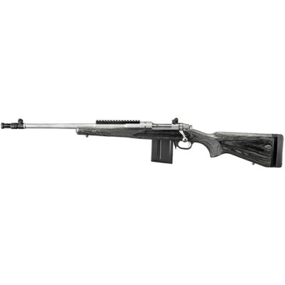 RUG SCOUT RIFLE 308WIN 18.7 LH SS BLK LAM 10RD