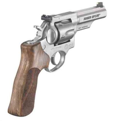 RUGER GP100 357MAG 4.2" ADJ. - MATCH SS HOGUE STIPPLED HRWD - Image 2