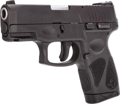 TAURUS G2S SLIM 9MM 7-SHOT - 3-DOT ADJ. MATTE BLACK POLYMER - Image 3