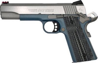 COLT GOVT COMPETITION 9MM - 5" BLUE TITANIUM/SS ADJ G10 - Image 2