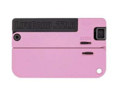 Lifecard Folding 22LR Single Shot - Prison Pink