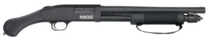 MOSSBERG 590S SHOCKWAVESGP 12GA 14.375IN BS BBL CYL MAT BLUE RAPTOR GRIP CORN COB FE 8RD 1.75 TO 3IN
