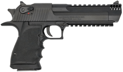 MAGN RSRCH DE 429 MARK XIX 6"BLK ALUM FRM & BLK SLD
