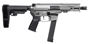 CMMG PISTOL, BANSHEE, MKGS, 9MM, 5", TUNGSTEN W/ADJ RIP BRACE
