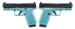 RUGER RXM 9MM PISTOL 4" BBL ROBIN EGG BLUE MAGPUL EHG, O.R. 2-15RD MAGS