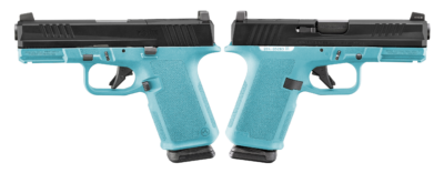 RUGER RXM 9MM PISTOL 4" BBL ROBIN EGG BLUE MAGPUL EHG, O.R. 2-15RD MAGS