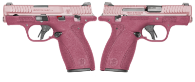SMITH & WESSON BODYGUARD 2.0 380ACP PISTOL T.S. CRANBERRY/BLUSH ORION EXCLUSIVE 1-12RD 1-10RD MAG