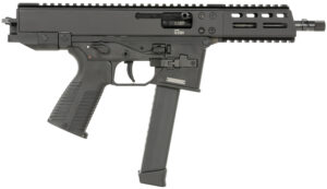 B&T Firearms 450002G GHM  9mm Luger 33+1 6.90", Tri-Lug Threaded Muzzle, Black, No Brace, Polymer Grips, Ambi Controls (Glock Mag Compatible)