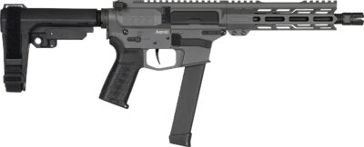 CMMG 99A3B0FTNG Banshee MKGS 9mm Luger 33+1 8" Black Nitride Medium Taper Threaded Barrel, EML 7" M-LOK Handguards, Tungsten Cerakote Aluminum Picatinny Rail Receiver, CMMG Zeroed Grips