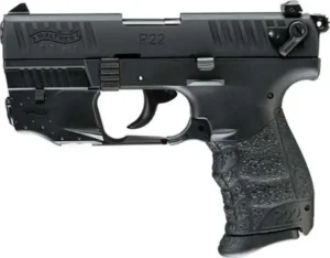 WALTHER P22Q 22LR PISTOL 3.42" BLACK LASER SET 10RD