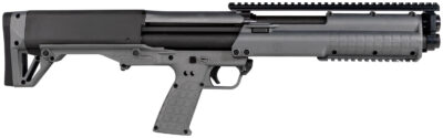 Kel-Tec KSGGY KSG  Sports South Exclusive 12 Gauge 14+1 3" 18.50" Barrel, Exclusive Tactical Gray Fixed Bullpup Stock, Includes Picatinny Rails