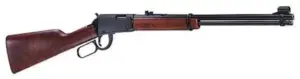 HENRY LEVER ACTION RIFLE RIL 22 WMR 19.25  IN BBL BLUE/ WALNUT 11 RD