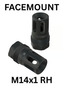 Comstock Facemount - Compact Flash Hider (M14x1 RH) Plan-B Suppressor Mount