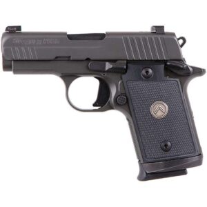 SIG SAUER P938 HGA 9MM 3IN BBL LEGION GRAY  SAO XR3 BLK G10 GRIP 3 7RD MAG MA COMP