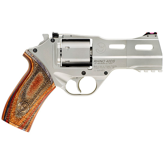CHIAPPA WHITE RHINO 40DS 357MAG 4 FOS NICKEL 6RD - Chiappa Firearms