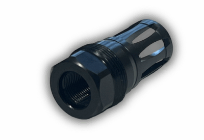 KAK 1/2x28 Plan-B A2 Flash Hider - .375" Bore, .223-9MM - Image 2