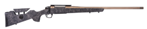 CVA CASCADE L RANGE HUNTER RIB 308 WIN 22 IN C-KOTE THD 5/8X24 BBL W BRAKE ADJ BLK WEB STOCK 1 MAG