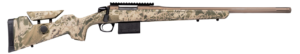 CVA CASCADE VARMINT HUNTER RIB 243 WIN  22 IN C-KOTE THD 5/8X24 BBL W BRAKE ADJ CAMO STOCK 1 MAG