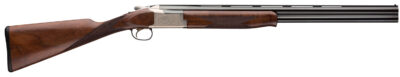 Browning 0180764005 Citori 725 Feather Superlight 12 Gauge 26" Barrel 2.75" 2rd, Blued Barrels, Silver Nitride Finished Engraved Receiver, Black Walnut Straight Grip Stock, Schnabel Forearm