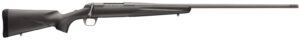 Browning 035459294 X-Bolt Pro Tungsten 6.5 PRC 3+1 24" Fluted & Lapped Barrel With Muzzle Brake, Spiral Fluted Bolt, Tungsten Gray Cerakote, Textured Grip Paneled Carbon Fiber Stock