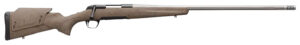 Browning 035514297 X-Bolt Western Hunter Long Range 300 PRC 3+1 26" MB Matte Blued Spider Webbed Flat Dark Earth Cerakote Hard Core Fiber-Fusion with Adjustable Comb Stock Right Hand (Full Size)