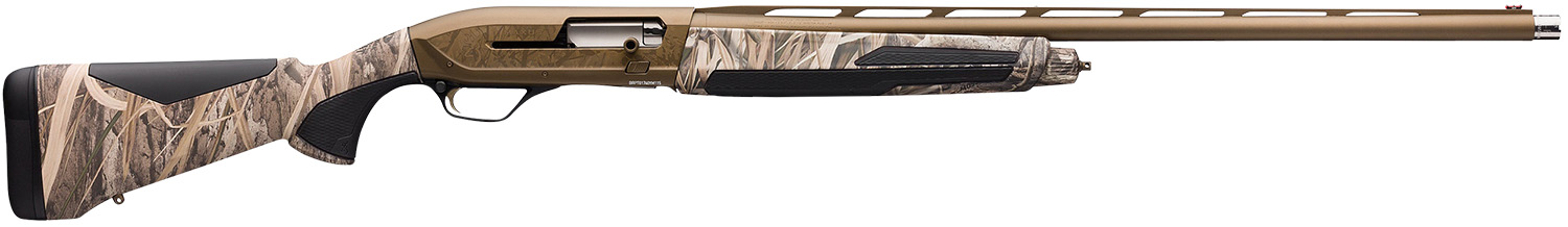 Browning 011705204 Maxus II Wicked Wing 12 Gauge 3.5" 4+1 (2.75") 28" Barrel, Burnt Bronze Cerakote, Mossy Oak Shadow Grass Habitat Stock w/Overmolded Grip Panels