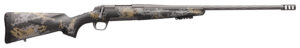 Browning 035540299 X-Bolt Mountain Pro 6.8 Western 3+1 24" MB Fluted Tungsten Gray Cerakote Accent Graphic Black Carbon Fiber Stock Right Hand (Full Size)